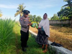Kepedulian Polri pada Petani: Bantuan Bibit Jagung untuk Warga Karang Bongkot