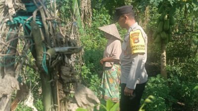 Bhabinkamtibmas Babussalam Gencarkan Ketahanan Pangan di Lombok Barat
