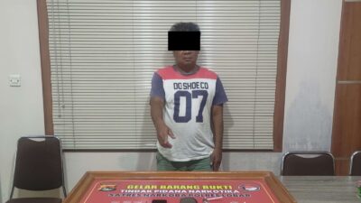 Satresnarkoba Tangkap Kurir Sabu di Jalur Gunung Sari–Tanjung