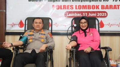 Sinergi Polri dan Warga Lombok Barat dalam Bhakti Kesehatan 2025
