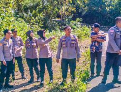 Optimalkan Lahan Pertanian, Polres Lombok Barat Dampingi Tim Polda NTB di Sekotong