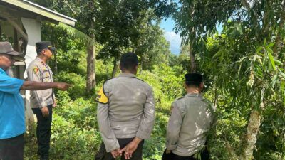 Polsek Lembar Dorong Pertanian Tumpang Sari di HKM Lendang Damai Timur