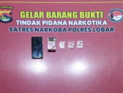 Upaya Warga Meninting Berbuah Hasil, Polisi Amankan Pelaku Perantara Sabu