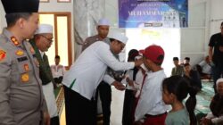Sinergi Polres Lombok Barat dan Masyarakat Jembatan Kembar dalam Peringatan Maulid Nabi