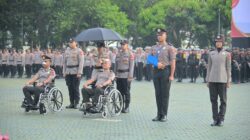 Empat Polisi Polda Jabar Naik Pangkat Luar Biasa atas Dedikasi dan Pengorbanannya