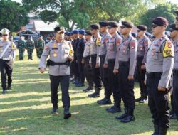 Kapolda NTB Pimpin Apel Gelar Pasukan Ops Mandalika Rinjani 2025, Target Zero Insiden MotoGP