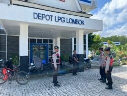 Stabilitas Kamtibmas Terjaga, Polsek Sekotong Gelar Patroli di Depot LPG