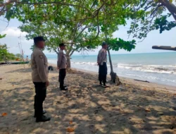 Polsek Gerung Pastikan Keamanan Wisatawan di Pantai Induk dan Golden Melon