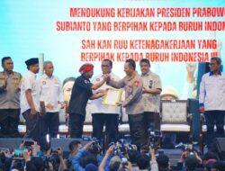 Dukung Program Pemerintah, Kapolri: Buruh dan Polri Bersinergi Jaga Stabilitas Kamtibmas