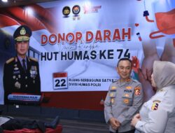Jelang Hari Jadi ke-74, Humas Polri Gelar Donor Darah
