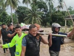 Polres Pidie Jaya dan Tim Gabungan Temukan Santri yang Hanyut di Jangka Buya