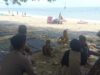 Patroli Dialogis Polres Lobar di Pantai Senggigi